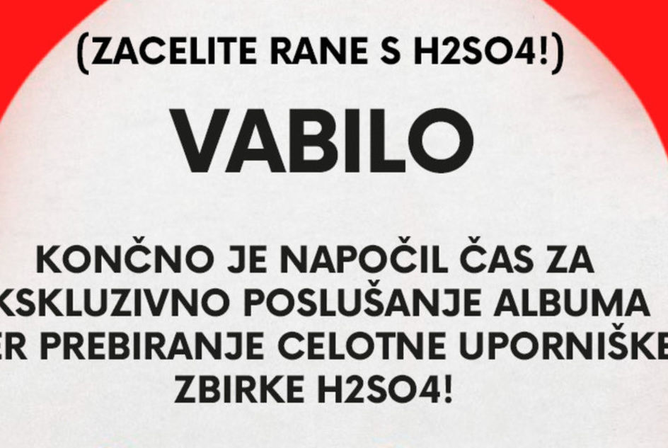 Slika Igor Saksida, Masayah: H2SO4