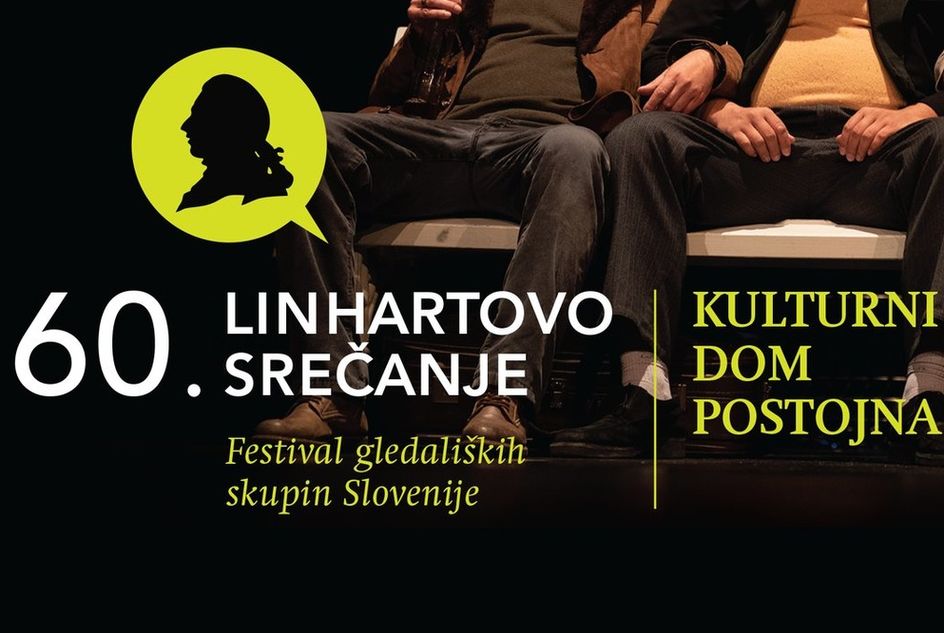 Slika Z matičkom za najboljšo predstavo v celoti nagradili               Slavo Klavoro Spomenik v izvedbi gledališke skupine PMM, Pekarne Magdalenske mreže Maribor